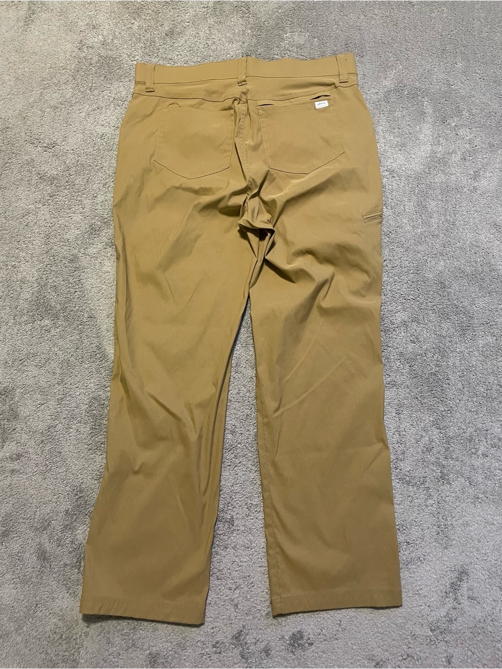 Orvis Tech Pants Mens 36x30 Walnut Water Repellent Stretch Hiking 1716851 - Picture 14 of 16